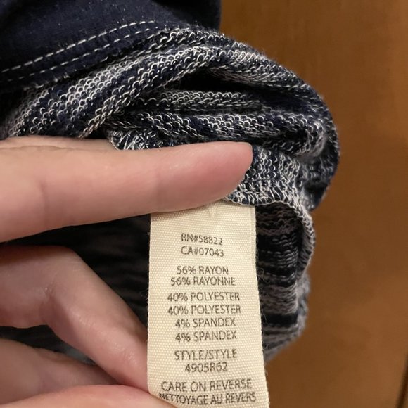 Max Studio Weekend Womens Dress Size Medium Navy Casual Comfy Pockets EUC - Picture 10 of 10